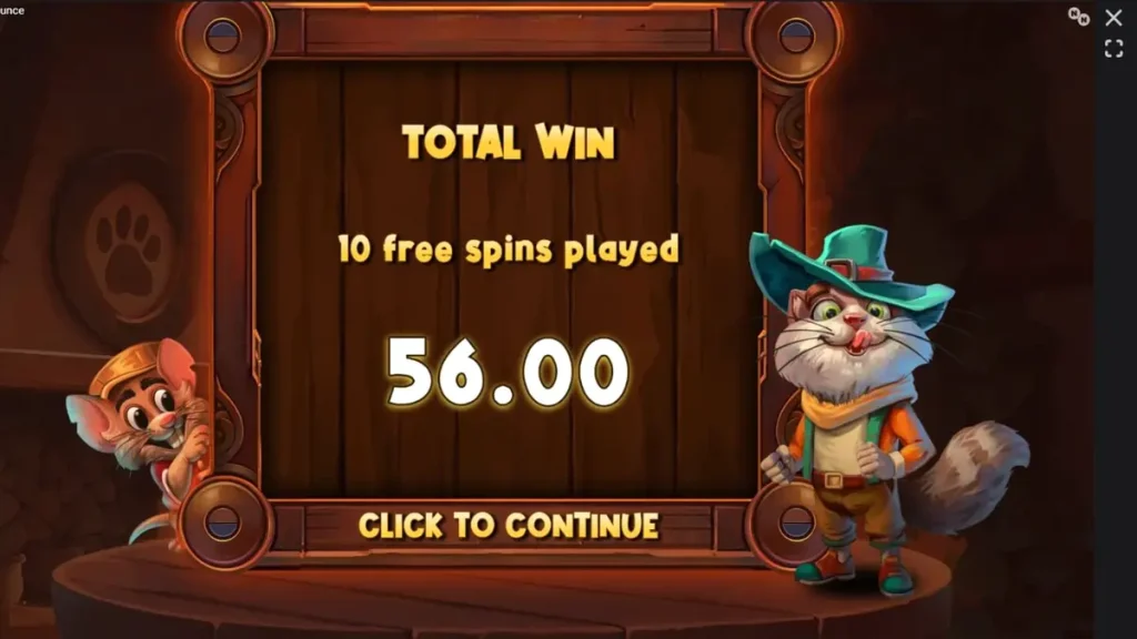 Karakter kucing Señor Pounce dalam slot Peek & Pounce